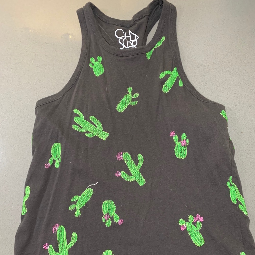 Chaser Cactus Racerback Tee